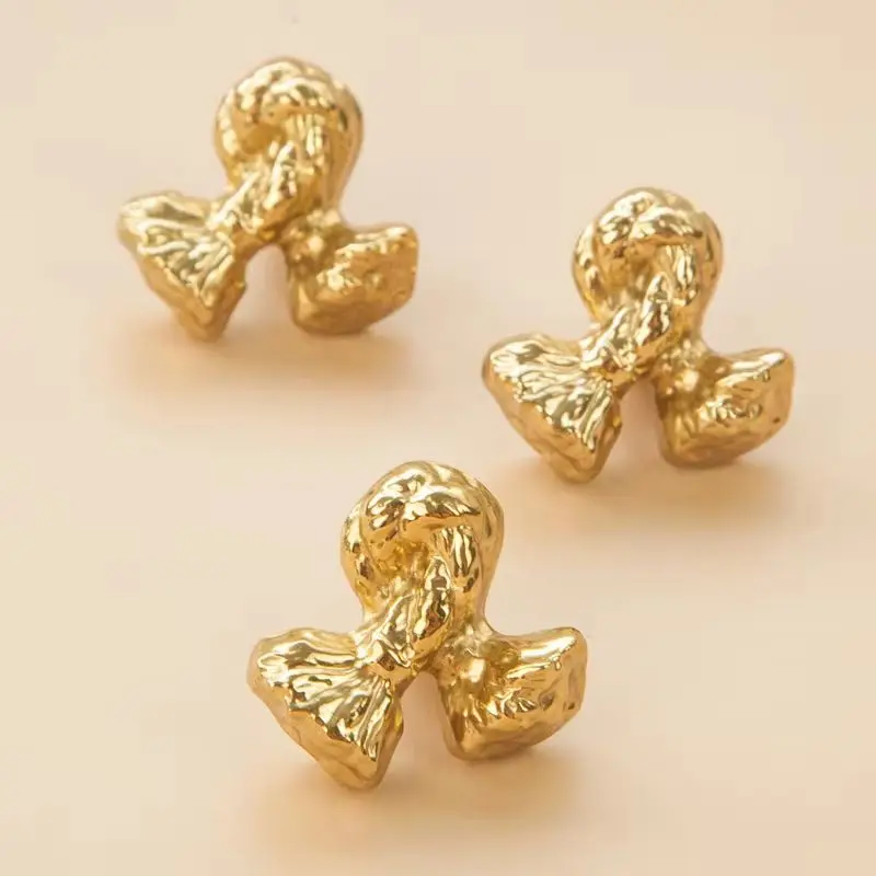French Knot 8PCS Solid Brass Furniture Pulls Handles Drawer Knobs Cupboard Wardrobe Closet Shoe Cabinet Door Pulls Knobs
