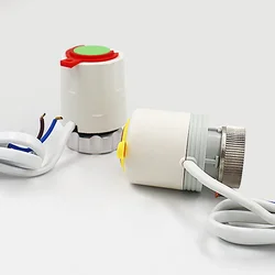 Actionneur thermique électrique pour vanne de chauffage au sol, collecteur, fermeture normale, 230V, 24V