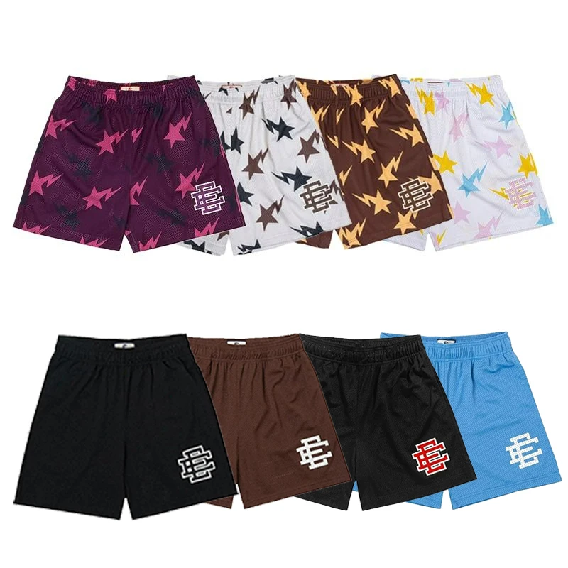 EE Eric Emanuel Men Beach Board Shorts fitness Training Workout Sport Short Pants Women Summer Gym Jogging Mesh Casual Shorts