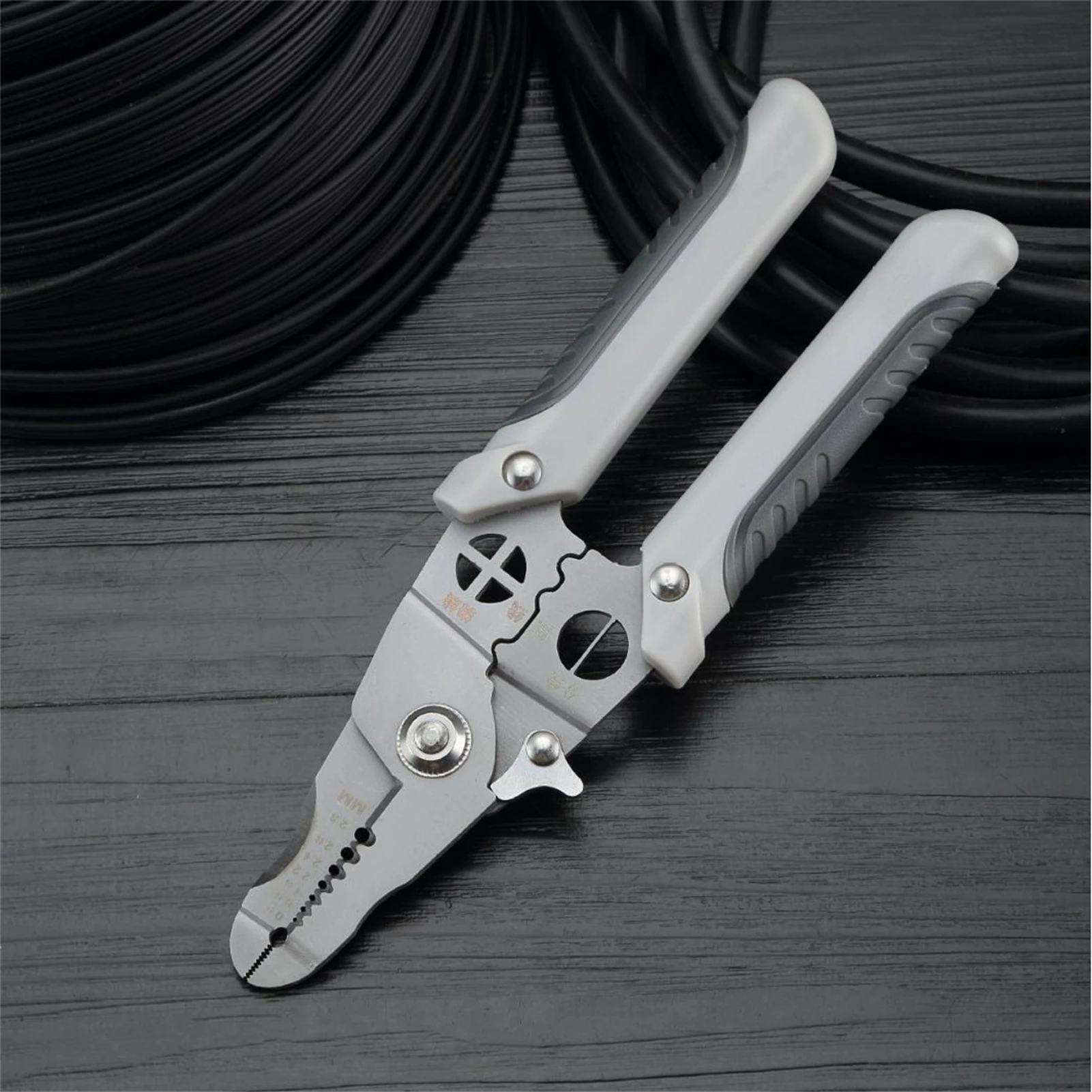 Multifunctional Wire Stripper Professional Multi-Purpose Electrical Wire Stripper Suitable for Worker Construction Motor Repair