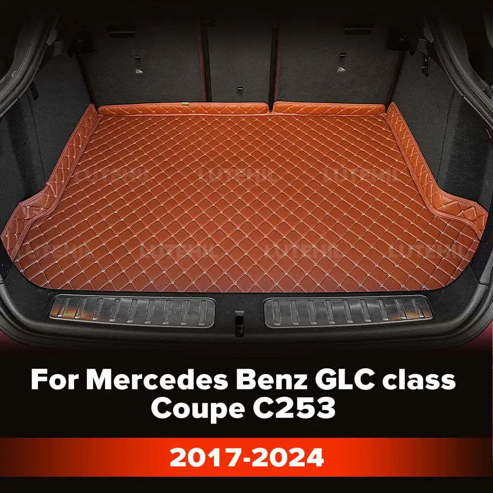 

For Mercedes Benz GLC class Coupe C253 2017-2024 Custom Car Trunk Mat Protective Pad Cargo Liner Auto Interior Accessories