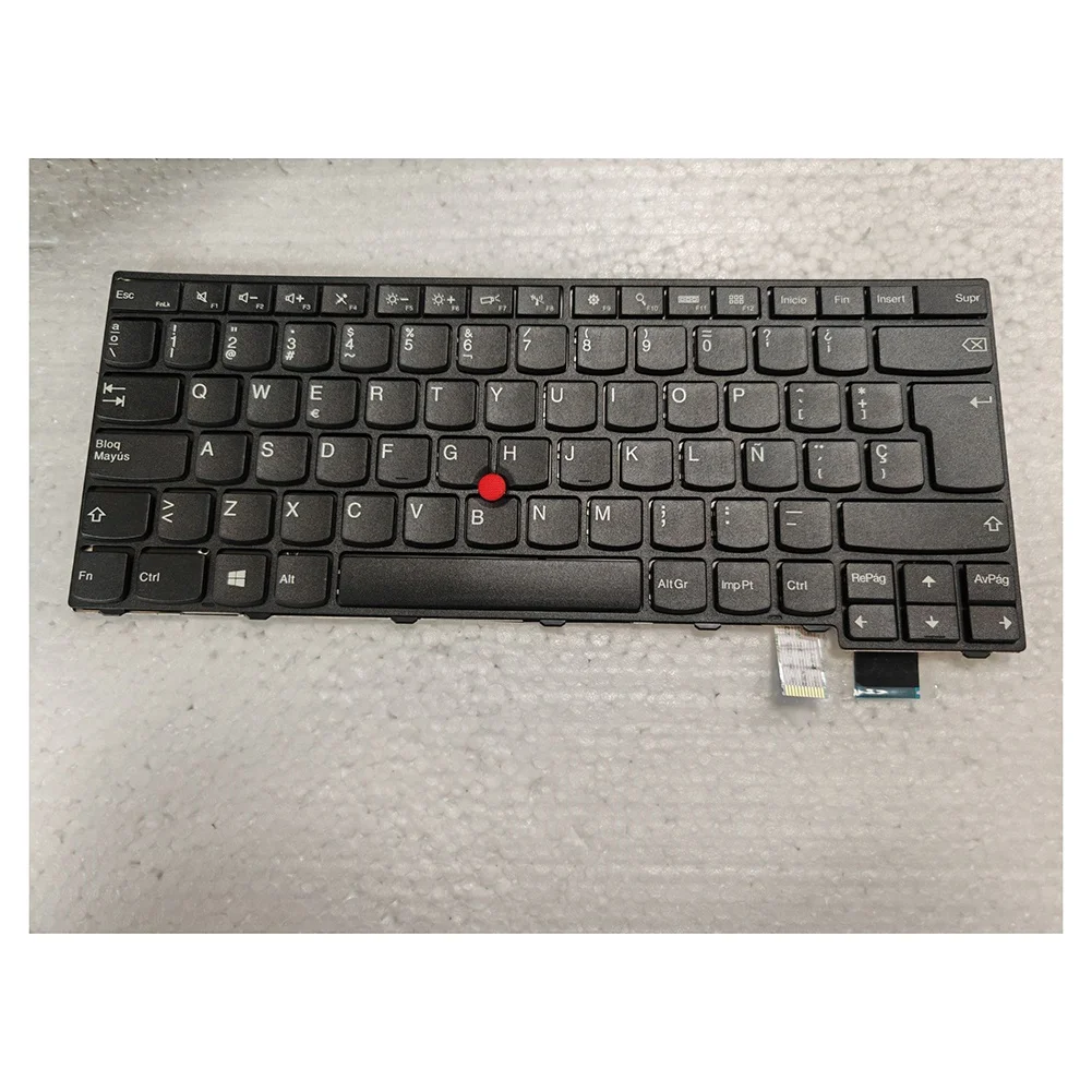 ABIK-Spanish Keyboard No Backlight For Lenovo Thinkpad T460S T460P T470S T470P 13 2Nd Gen/S2 2016/S2 2017 Models