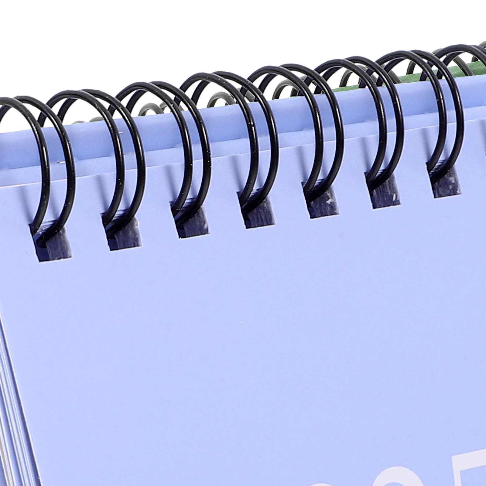 Calendar Mini Desk for Desktop Flip Adorable Cute Daily Small Sky-blue Calendars Stand Office