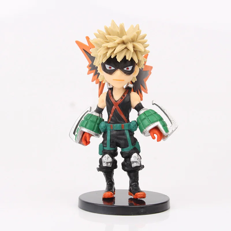 1pc  Random Color My Hero Academia Figure Model 8cm Random Color 1pc Anime Toy Car Decor