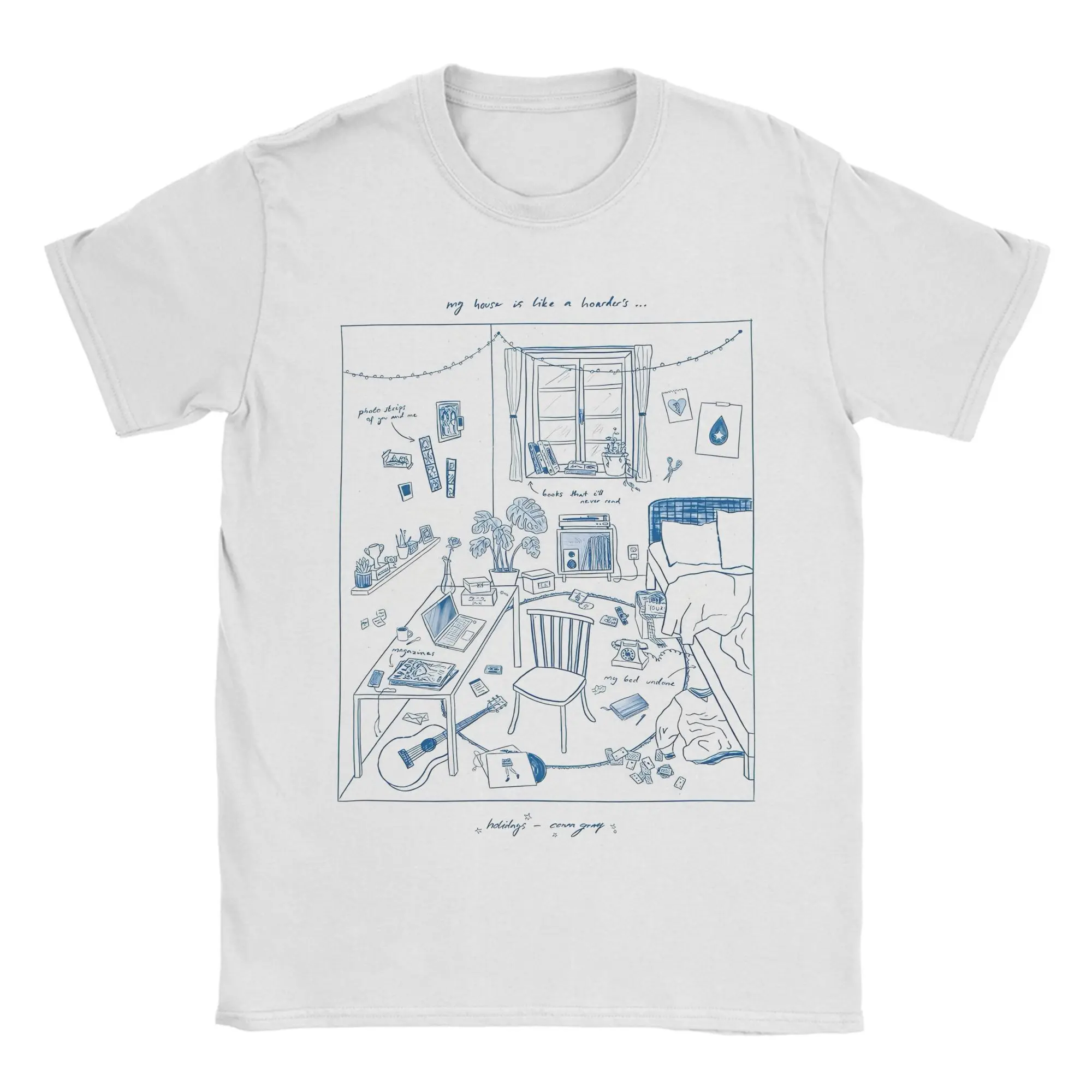 Conan Gray Wishbone Album Cotton T-Shirt For Men Summer  Awesome T-Shirts O Neck Trendy Cool Tee Shirt Big Size Custom Clothes