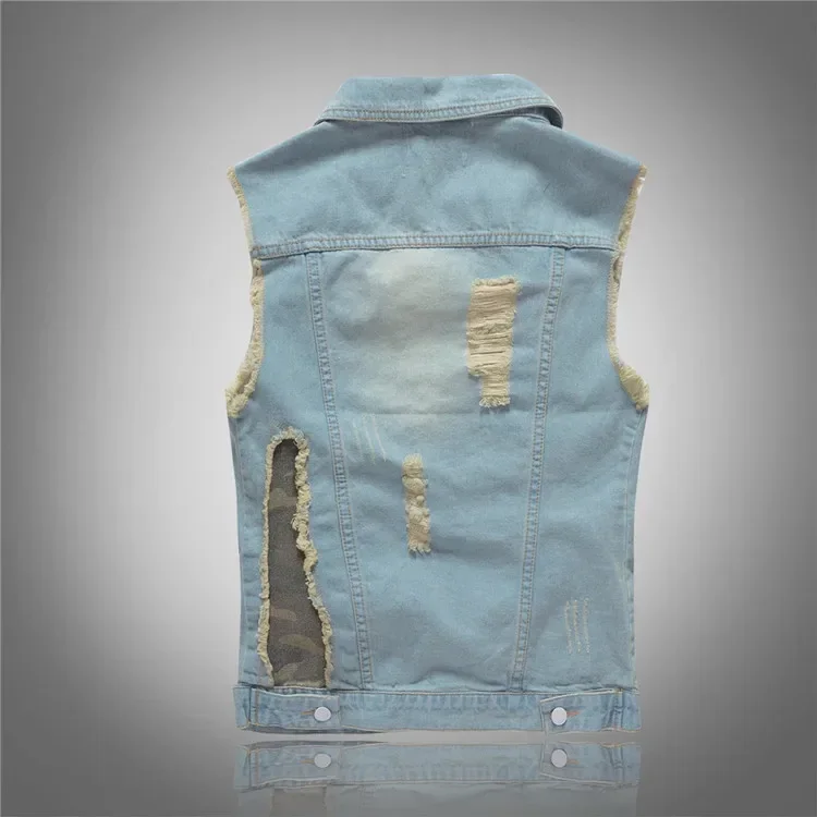 LIBIELIY Spring Autumn New Fas - Men'S Fashion Vest With Jeans บทวิจารณ์และราคา