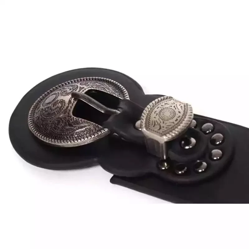 حزام منحوت برأس جلدي معدني من القرون الوسطى للرجال والنساء ، ملحق قنب ، فايكنغ ، فارس تأثيري ، حزام ، أحزمة مشبك ، زي الكبار