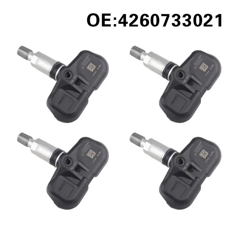 4pcs Sensor de pressão dos pneus 42607-33021 4260733021 PMV-107J para Toyota Corolla RAV4 Yaris Avalone CT200h RX350 RX450h TPMS 315Hz