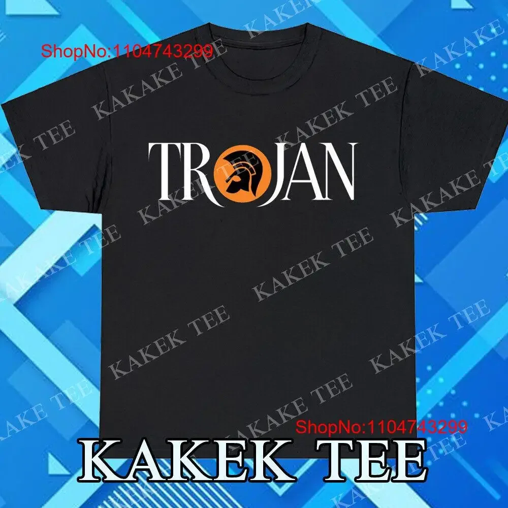 

New Trojan Records Logo T Shirt Funny Size S to 5XL vintage Washed Versatile fashion graphic Breathable Casual homme Soft