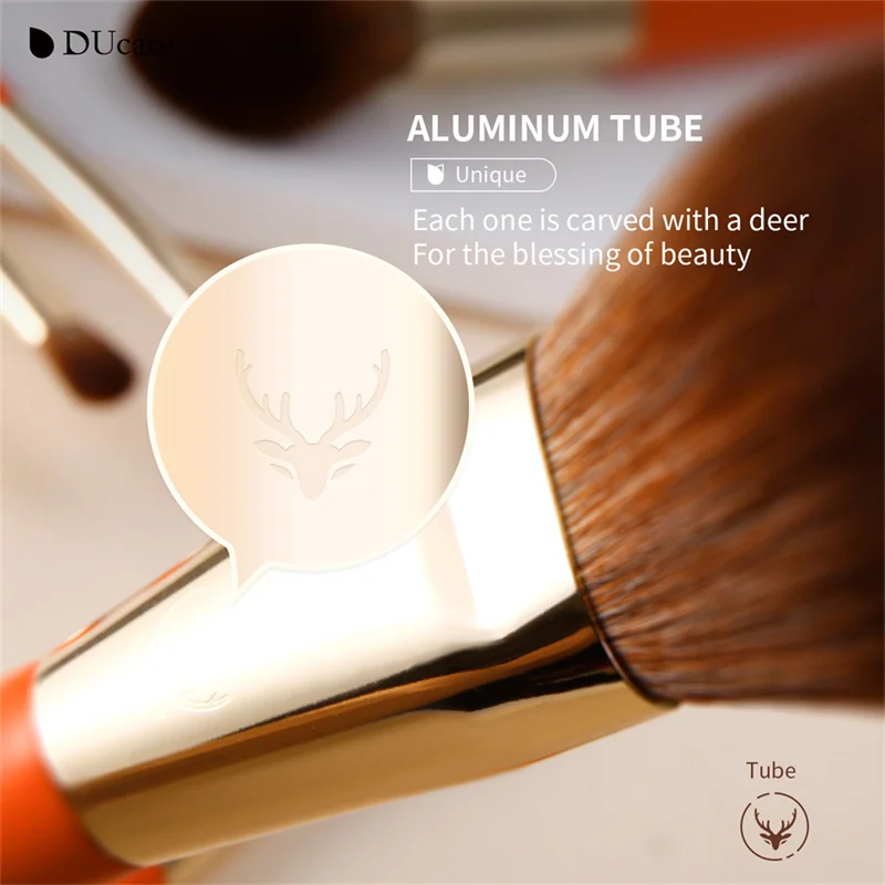 DUcare 8-14PCS Makeup Brushes Set Professional Beauty Make up brush Powder Foundation Eyeshadow Brushe Cosmetic Tool Gift Brush