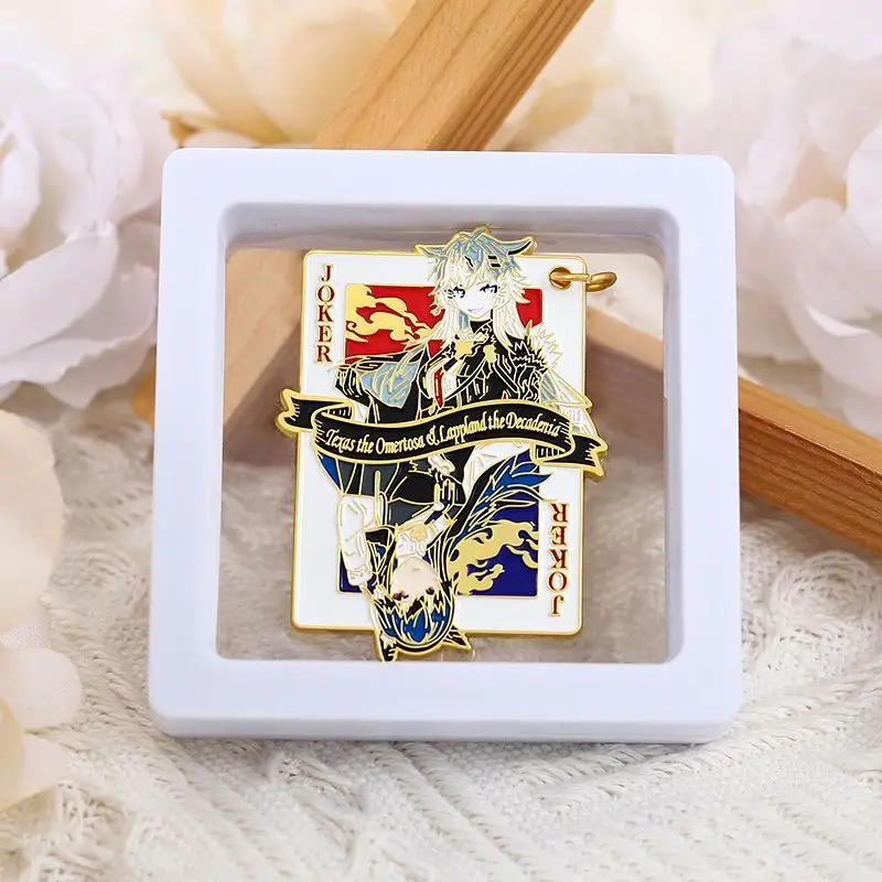 لابلاند موضوع شارة معدنية الفرسان أنيمي لعبة الكرتون الشكل دبوس بروش اكسسوارات الحافة زر تأثيري هدية عيد الميلاد