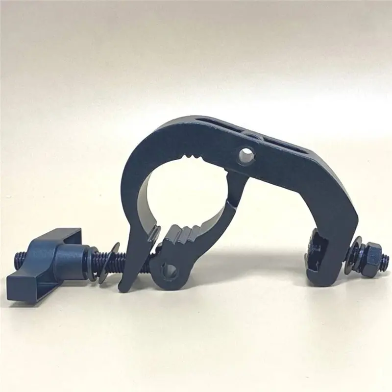 ABLK Heavy Duty For Stage Lighting DJ Equipment Clamp 40-52Mm Truss Tube Aluminum Alloy With G Hooks, 200KG Load Capacity