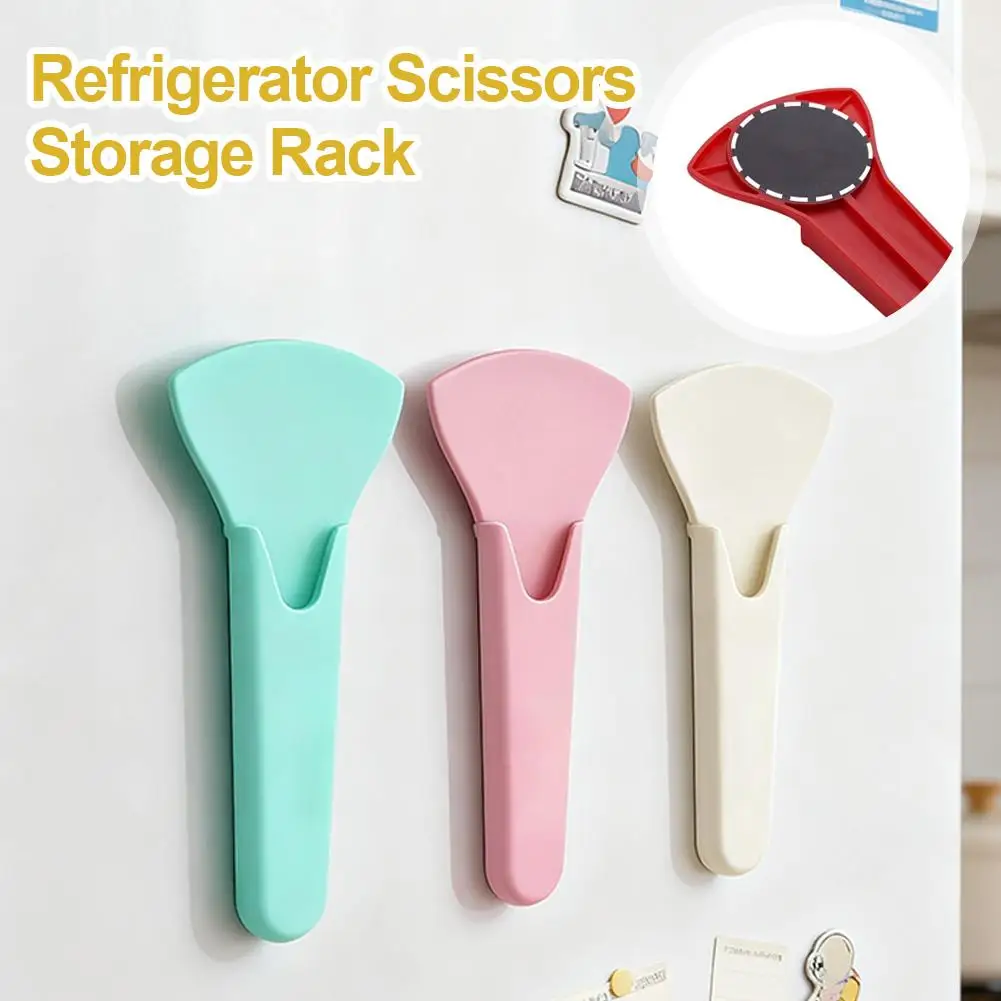 Kitchen Scissors Storage Rack, Refrigerator Magnetic Box, Tool Adsorption Suction, Universal Holder Storage N5J2