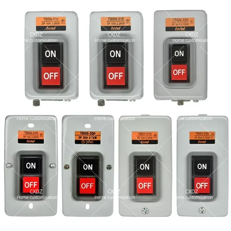 TBSN-310 315 330 TBSS-315 330 TBSY-315 330 Button Switch 3P