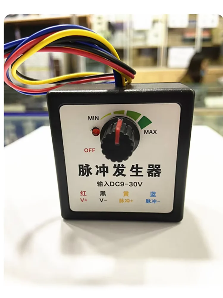 DY-01 Stepping Motor Controller Pulse Generator Speed Governor 20KHZ Knob Rotation Motor Test Speed Speed