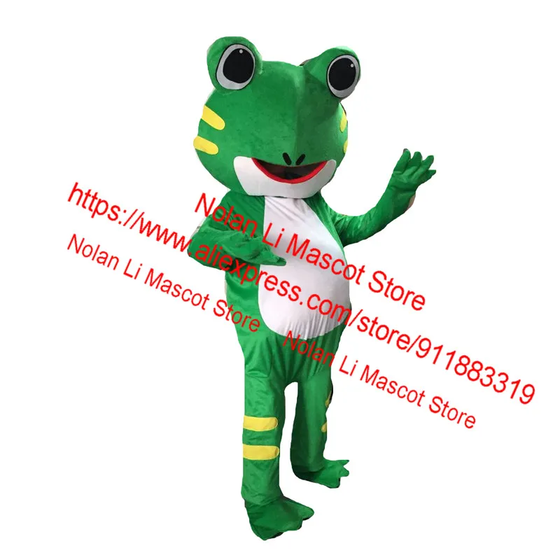 Factory Direct Sales Frog Mascot Costume Cartoon Set Fancy Dress Party Cosplay Halloween Christmas Birthday Gift 1174