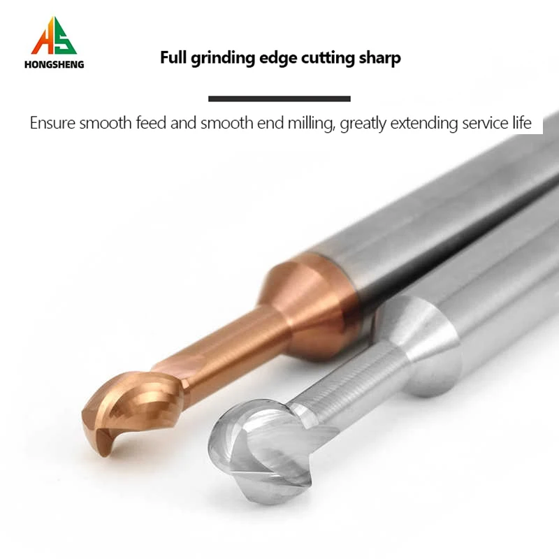 Ball T-Shaped Arch Milling Cutter 3D Lollipop End Mill R0.5 R0.75 12345678 R9 R10 Ball Slot Solid Carbide CNC For Steel Aluminum