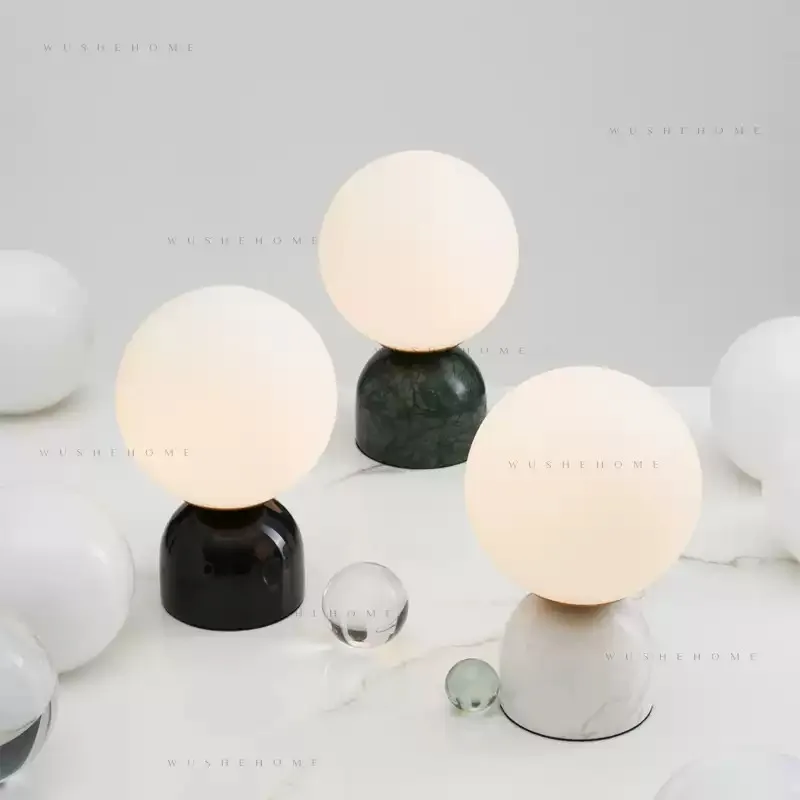 Universe Grocery Store  Nordic Modern Simple Personality Marble Living Room Counter Decorative Desk Lamp