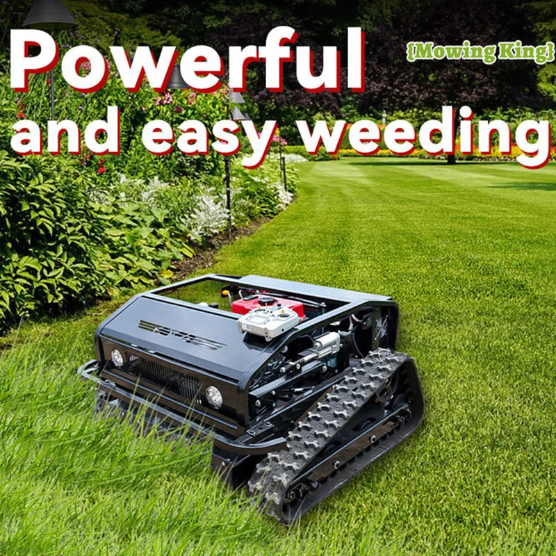 Grassland Green Trimming Lawn Mower CE EPA Mower Remote Customized Tracked Mulcher Multifunction Made in China