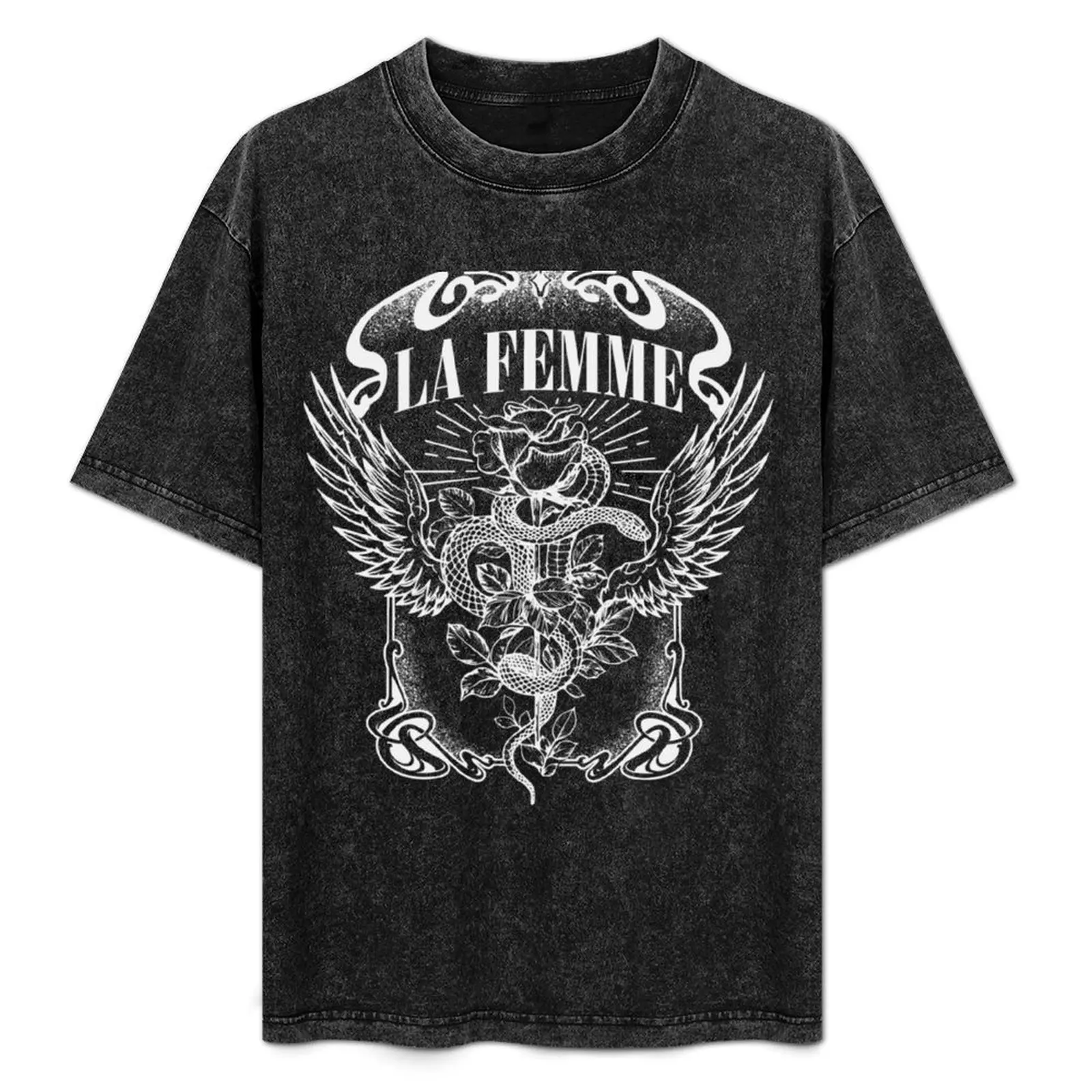 

LA FEMME Classic T-Shirt Trendy Pattern T-Shirt for Men