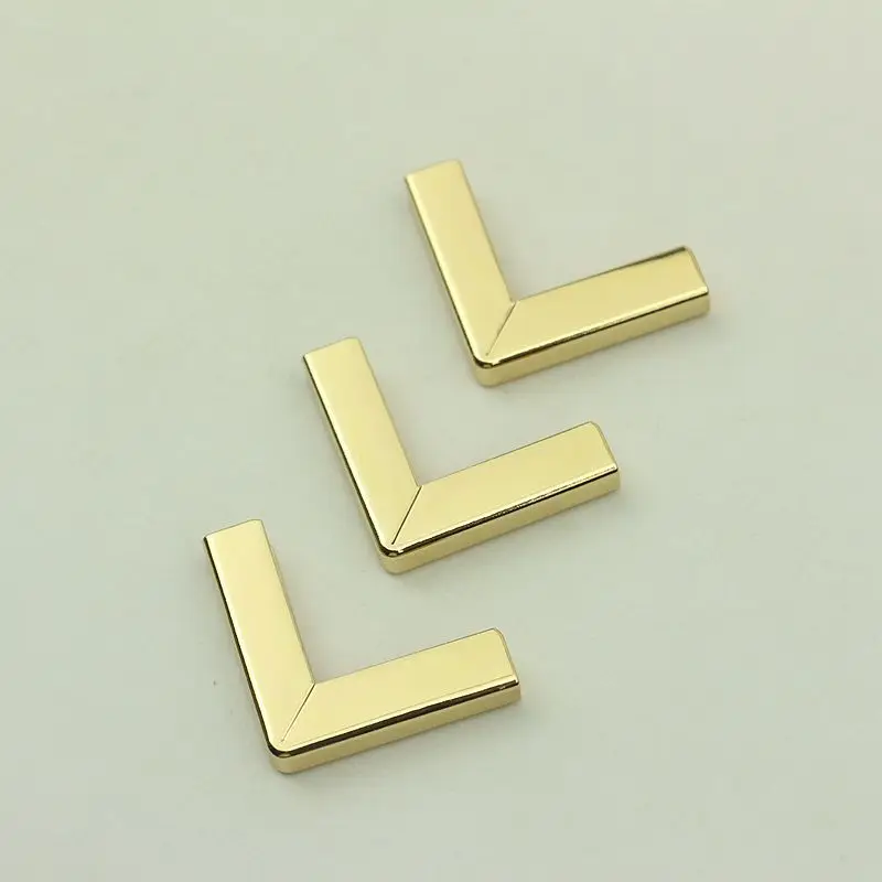 30pcs 30mm Protect Corner Bag Buckles Edging Metal Buttons Luggage Handbag Leather Crafts Hardware Accessories