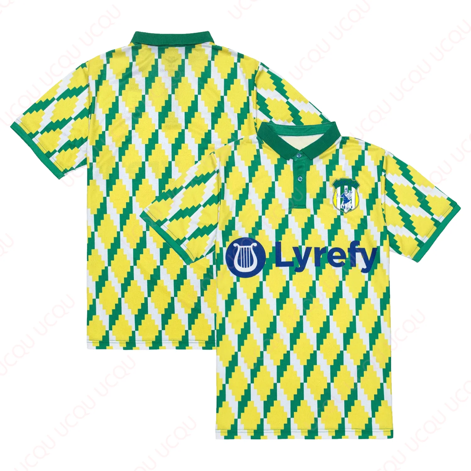 

Hellenic Pimpleia Home Jersey Newest Outdoor Quick Dry Jersey Summer Classic Tee Adults and children Loose Exercise Jersey