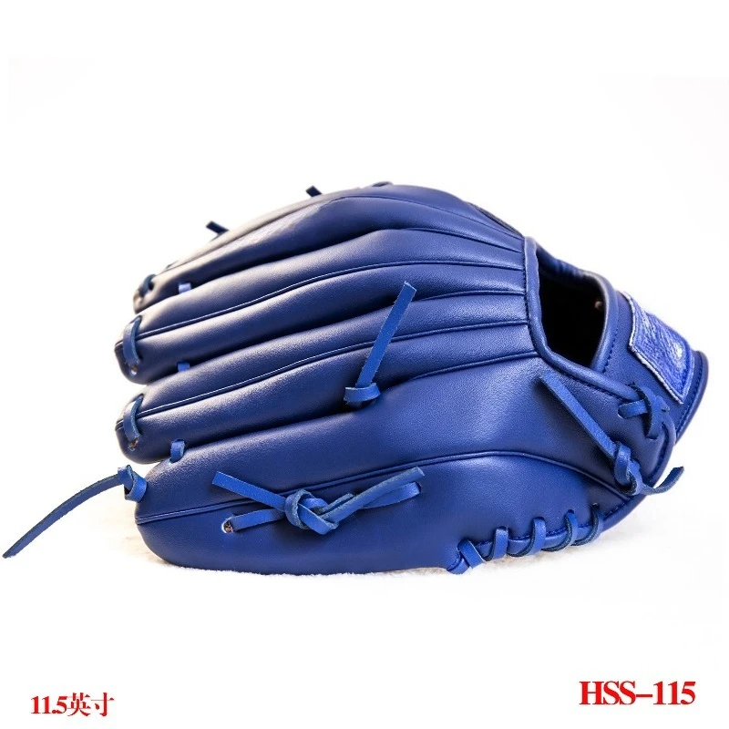 11.5 inches Half cowhide training baseball gloves PU for adults and children