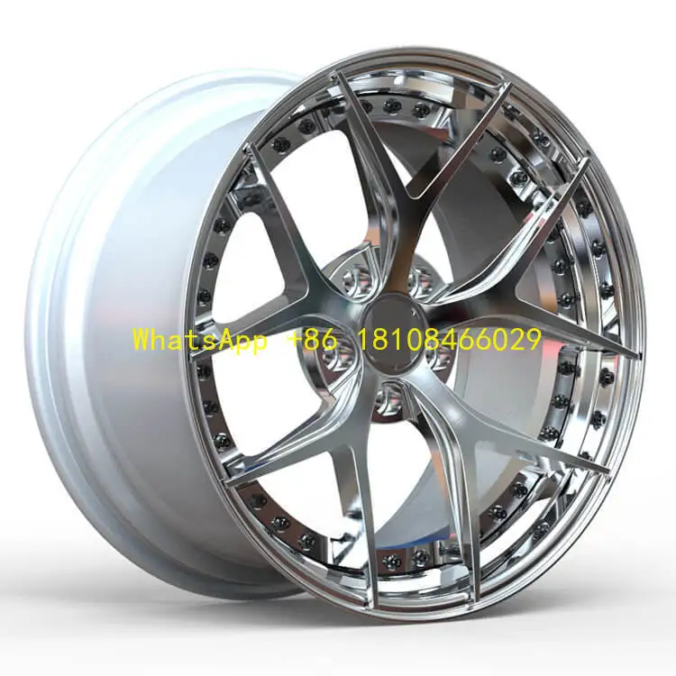 

HighQuality Center Polished DoublePiece Forged Aluminum Alloy 35mm ET Car Modification Wheels for CrossBorder Sales Durable