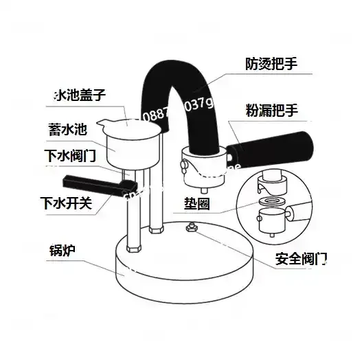 Original Coffee Machine Home Open-air Office Espresso Pot Stainless Steel Manual Coffee Maker
