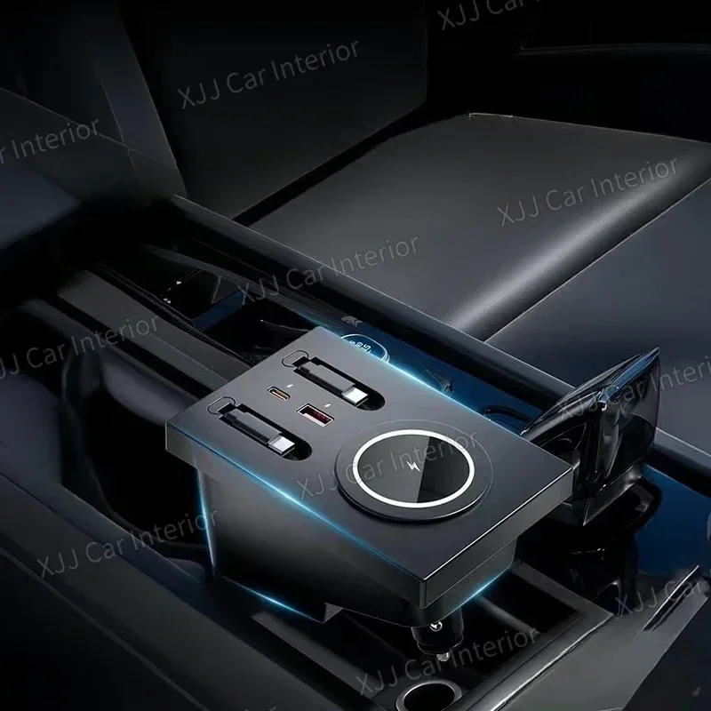 For Volvo XC60 XC90 S60 V60 S90 V90  2015-2025 Accessories USB Type-C Fast Charger Shunt Docking Station Car Interior