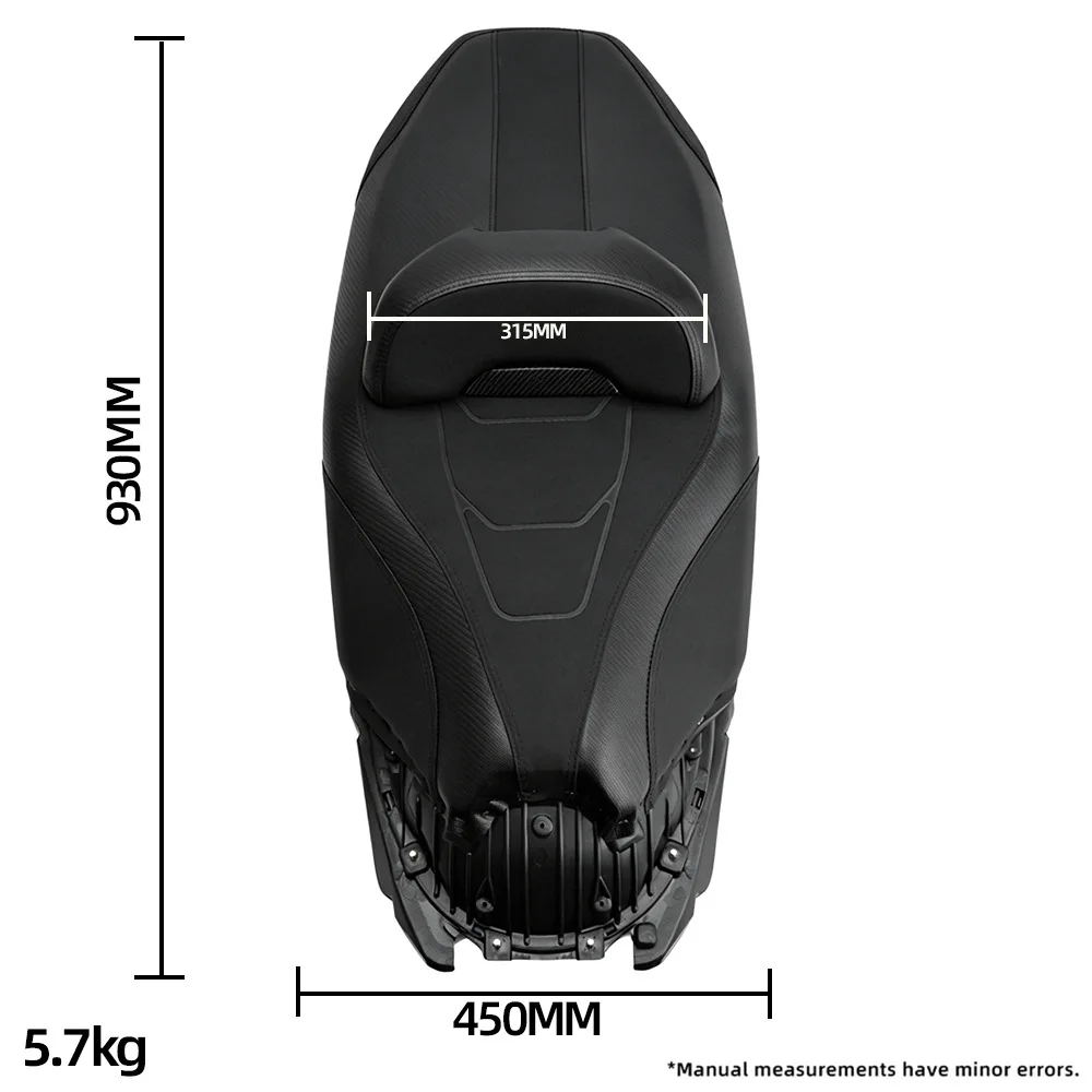 For Honda ADV350 2025 Comfort Saddle Assembly, Waterproof Surface Pressure‑Relief Lumbar Support Motorcycle Seat Mod Accessories