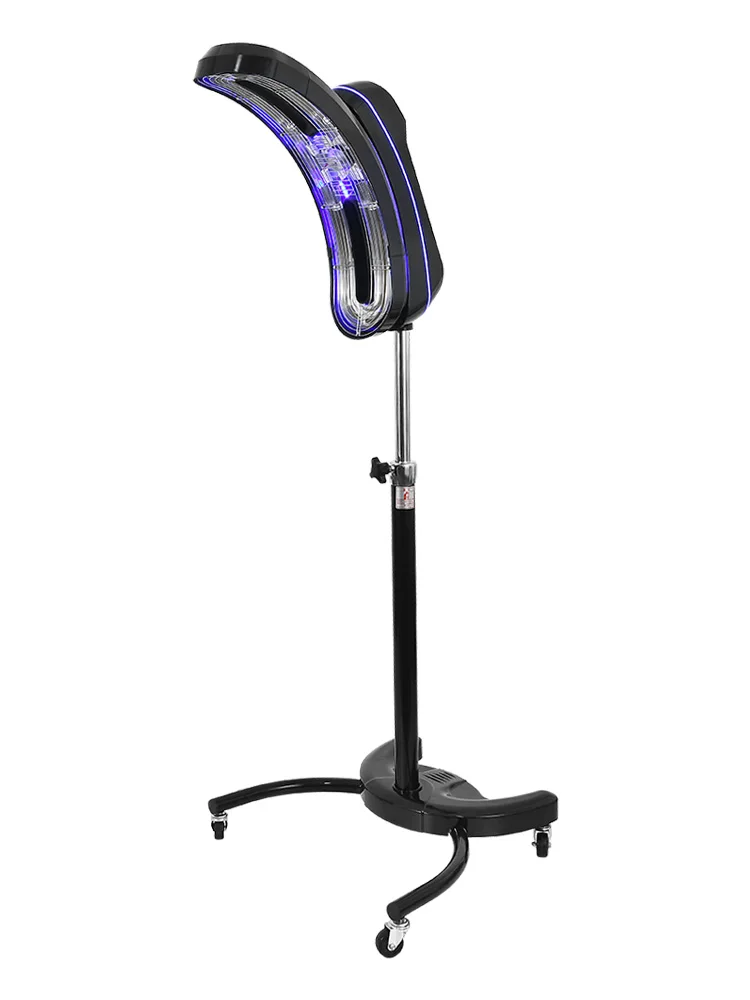 Multi-Purpose LED Light Hair Styling Tool Standing Hair Dryer With Rollerball & Color Processor In-Salon Hair Styling Machine