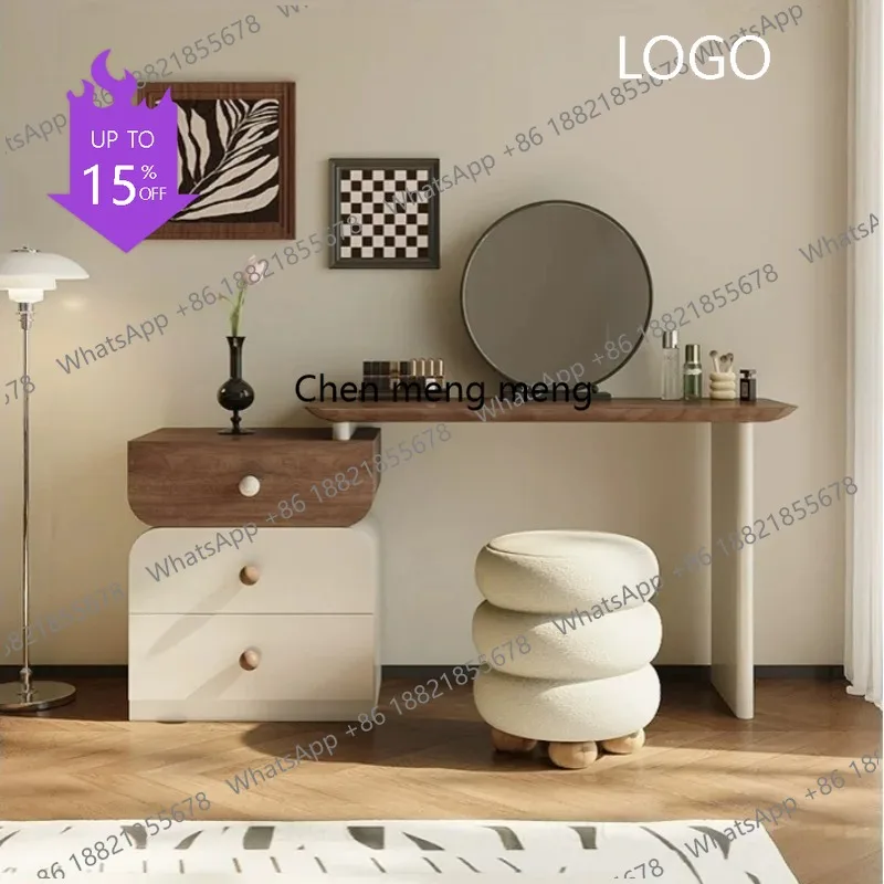 M183 Simple Multi-functional Makeup Vanitie Chinese Style High-end Feel Storage Makeup Vanitie Small Apartments Furniture Dresse