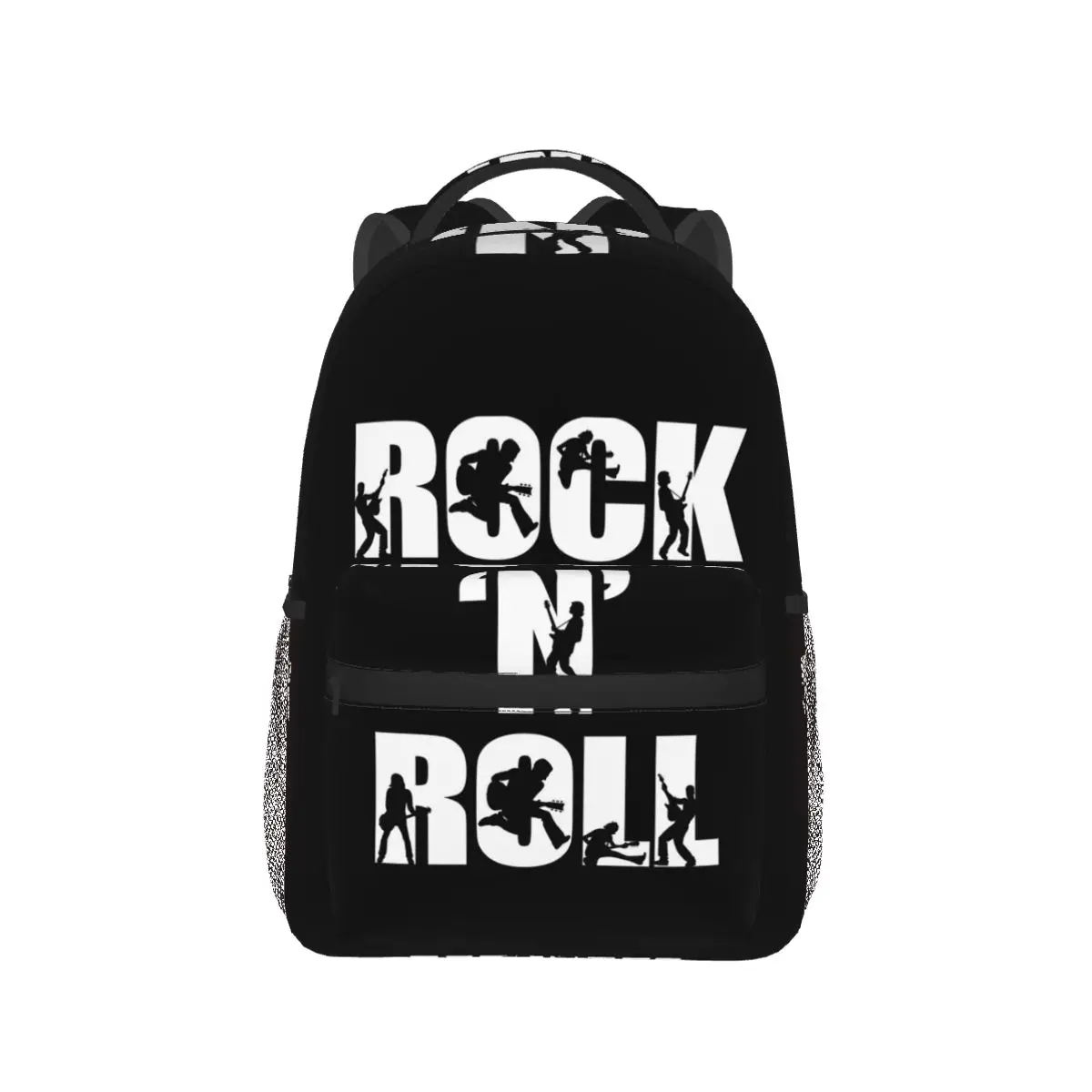 

Power Of Rock N Roll Heavy Metal Music Рюкзак Лидер продаж Рюкзак большой емкости Сумка для книг Школьная сумка Сумки на плечо для мужчин и женщин