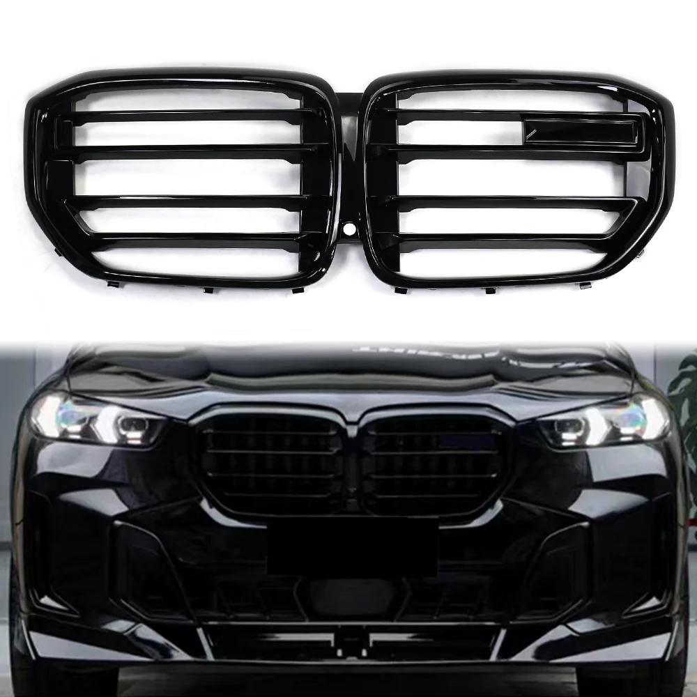 Car Front Bumper Kidney Grille For BMW G05 X5 LCI 2018-2023 2024 X5M Style Racing Grill Radiator Car Accessories