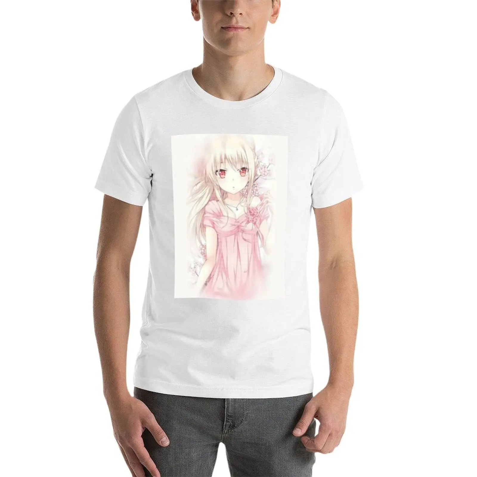Koszulka z motywem Sakurasou no Pet na Kanojo, koszulki męskie slim fit, koszulka męska casual, podstawowa koszulka, T-Shirt