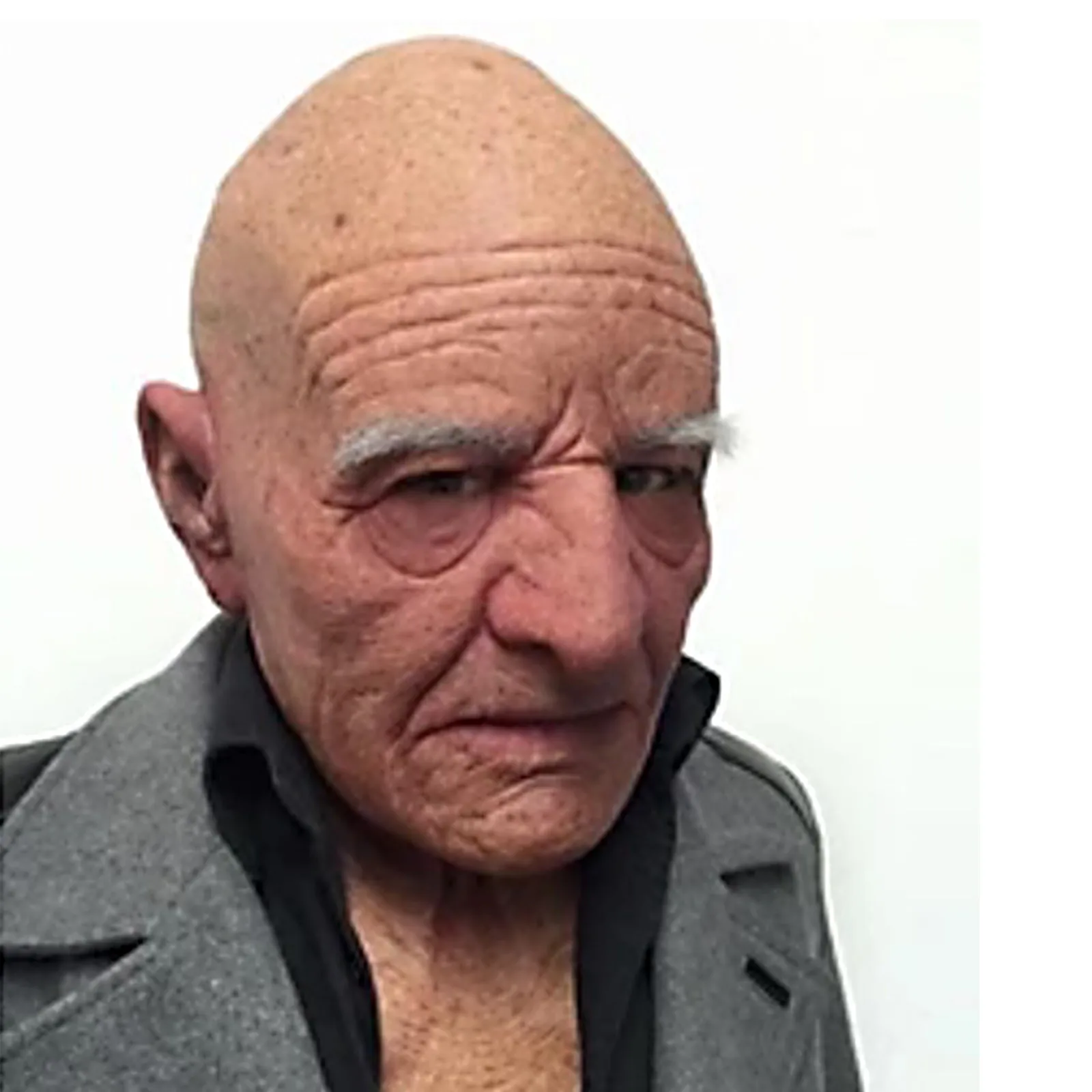 2025 Halloween Nuovo Horror Calvo Vecchio Maschera Simulazione Nonno Costume Festa Puntelli Divertenti Costumi Spaventosi