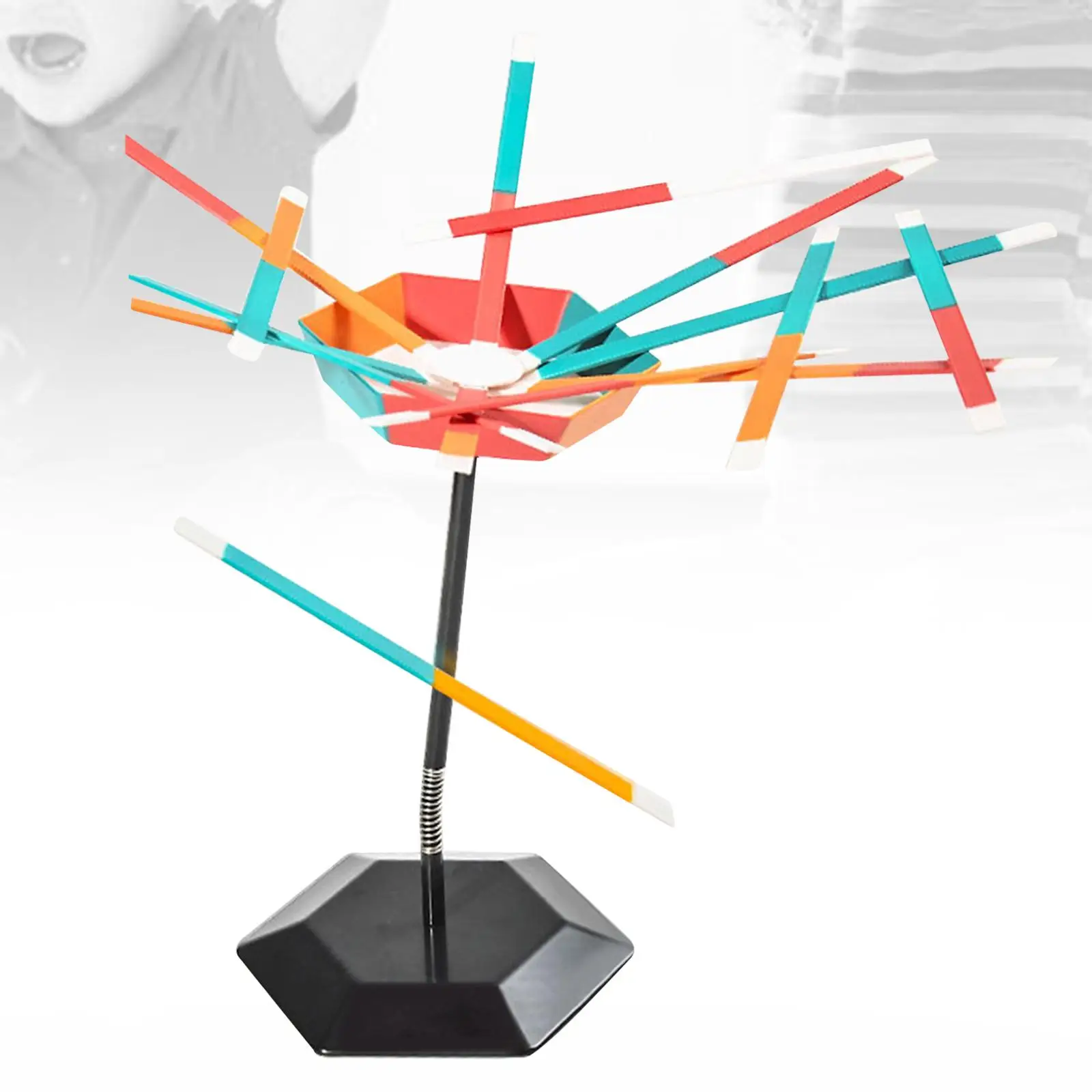 Sticks Stacking Game 48 Pieces Family Balance Sticks Colorful Light