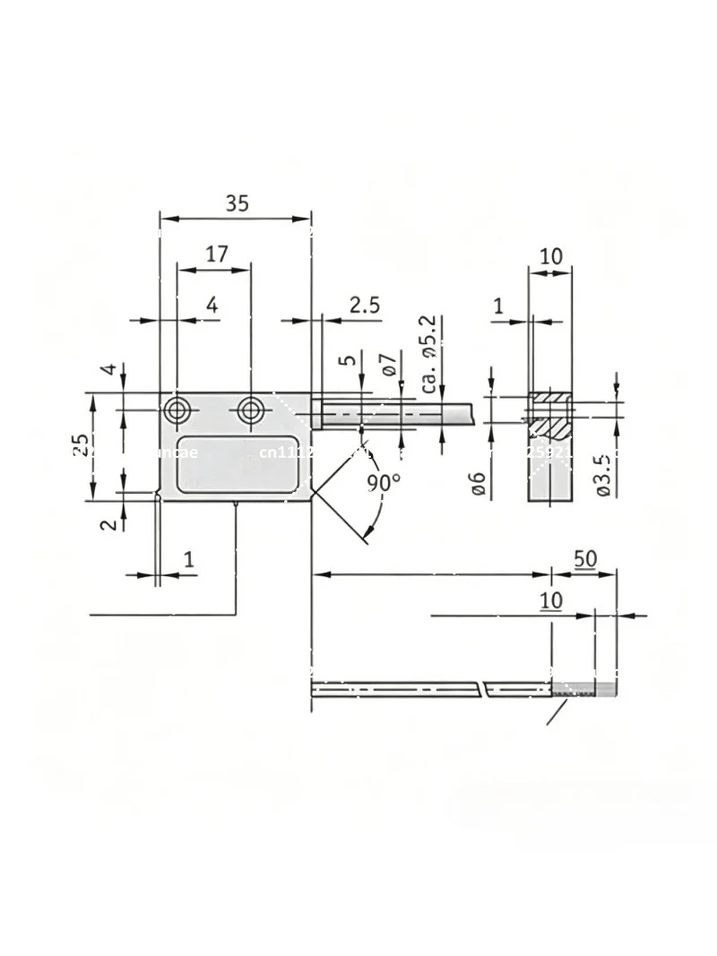 Magnetic Linear Displacement Sensor MSK500/1 Magnetic Grating Ruler Position Feedback Encoder