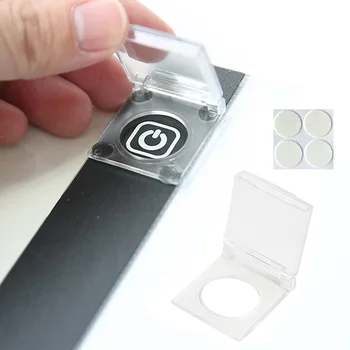 1/2/5 adet elmas boyama ışıklı çerçeve aksesuarları anahtarı kapağı elmas sanat ışıklı çerçeve dokunmatik düğme koruyucu kapak ışık masası