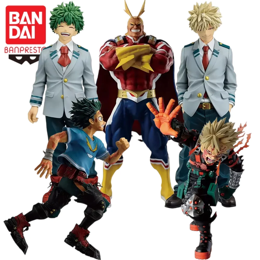 En Stock 100% Original Bandai Ichiban Kuji Boku No Hero Academia Midoriya Izuku U.a. Koukou 1-A Bakugo Katsuki All Might