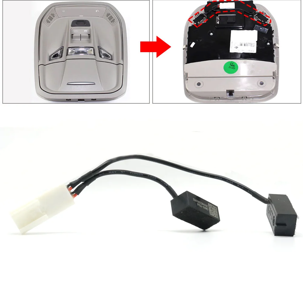 

For Haval Jolion H6 Great Wall F7 F7x Tank 300 Haval Dargo 7911105XKN04A Car Microphone Reading Light Lamp Cable Plug