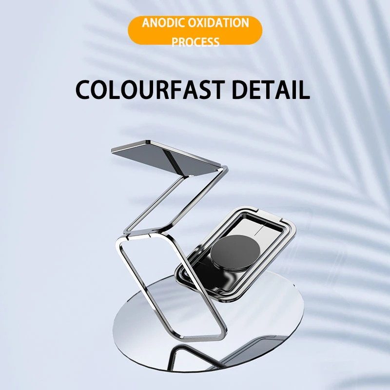 Phone Ring Holder metal lazy Finger Kickstand 360° Rotation Grip Foldable Telephone Stand for Xiaomi Iphone 15 16 Pro Max Huawei image 3