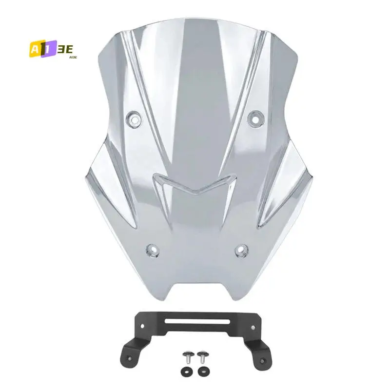 A03E-Motorcycle Windshield Molding Wind Deflector Complete Mount Hardware Kit For Honda 150XC