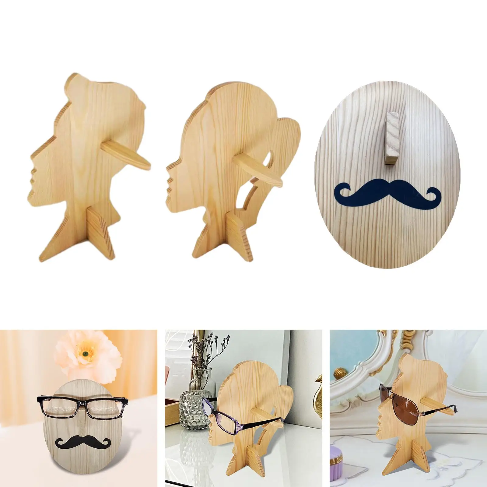 

Handcrafted Wooden Eyewear Organizer for Home and Office Decor