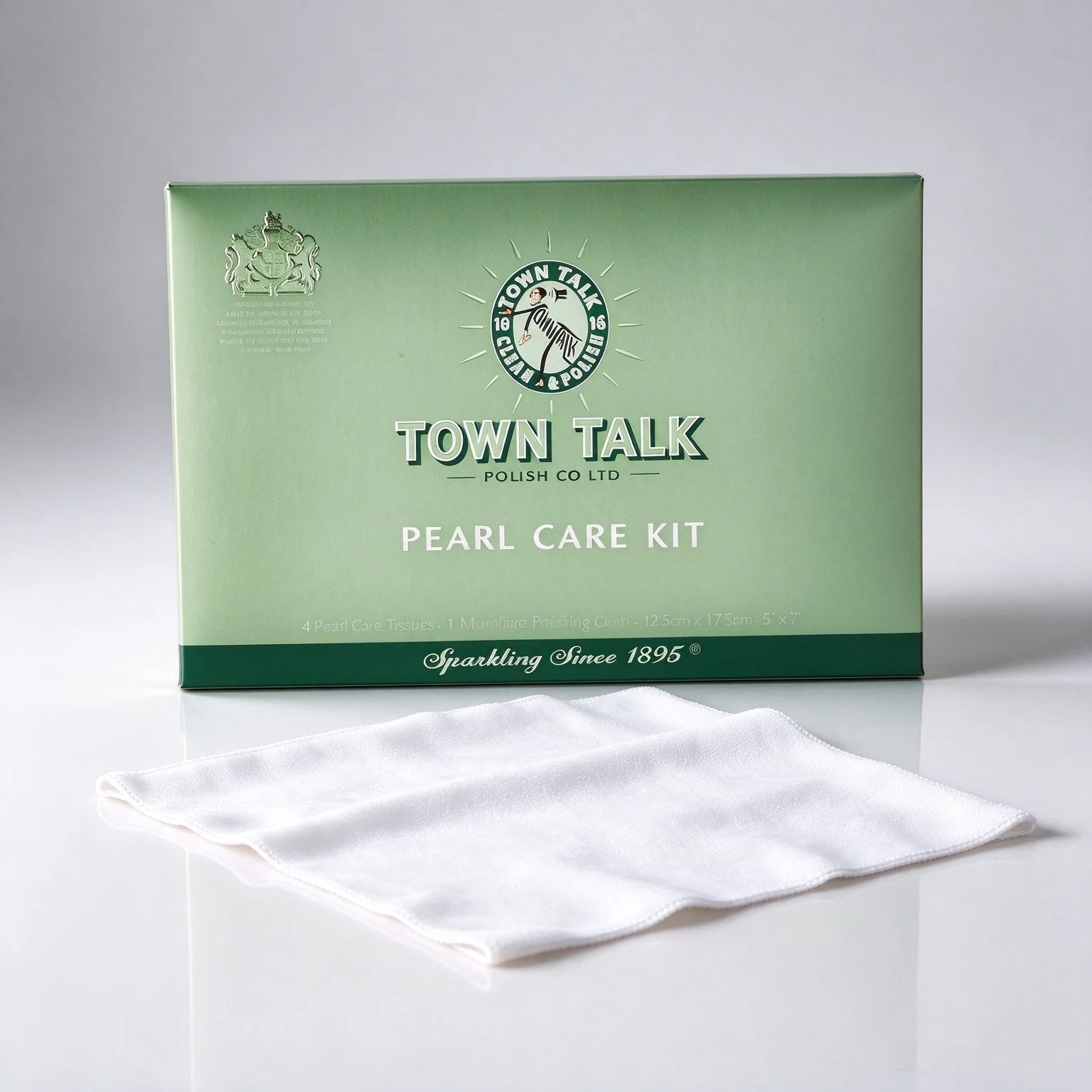 Pearl Luster Cleaning Cloth Care Kit - Town Talk Pearl Jewelry Care Wallet
