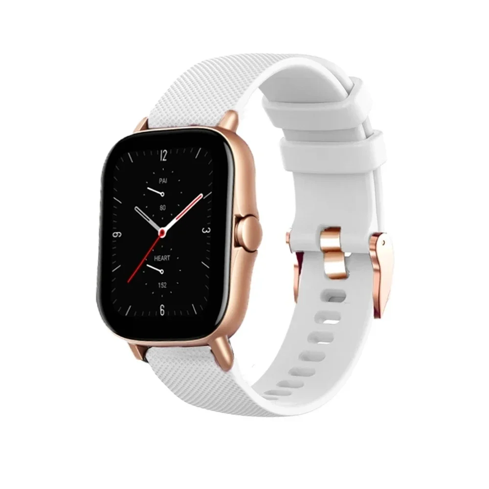 18mm 20mm Leather Watch Strap For Garmin Venu 2 Plus/sq2/Vivoactive 3 3S 4S Forerunner 245 645 158 55 Smart Bracelet Wristband