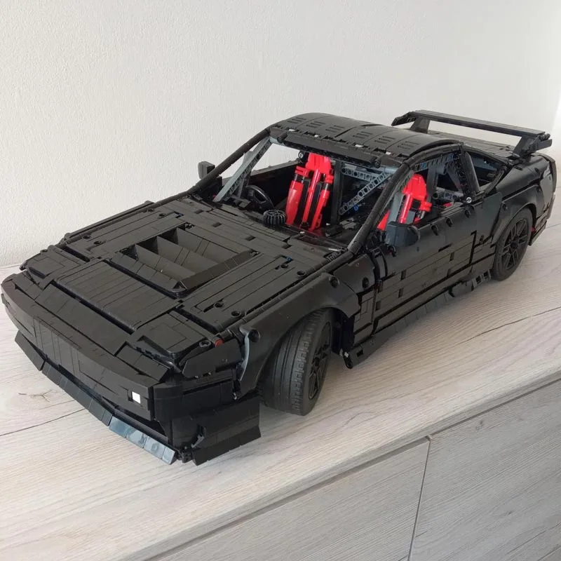 New Moc 1:8 Scale 180SX / 240SX Type X Supercar Racing Car Vehicle Sport Model Buiding Block Bricks Toys Kids Birthday Gifts Boy