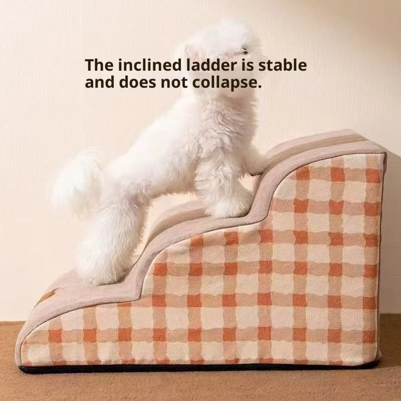 Escalera de espuma antideslizante lavable para gatos y perros pequeños