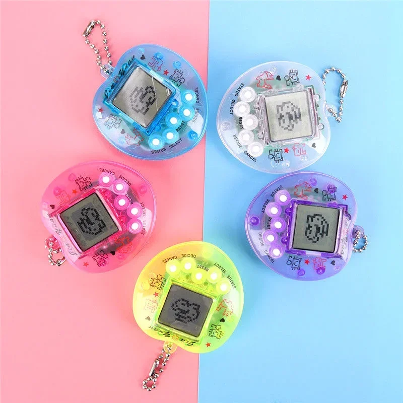 

1PC Transparent Electronic Pets Tamagotchi Nostalgic 49 Pets In One Virtual Cyber Digital Pet Toys Pixel Funny Play Toys